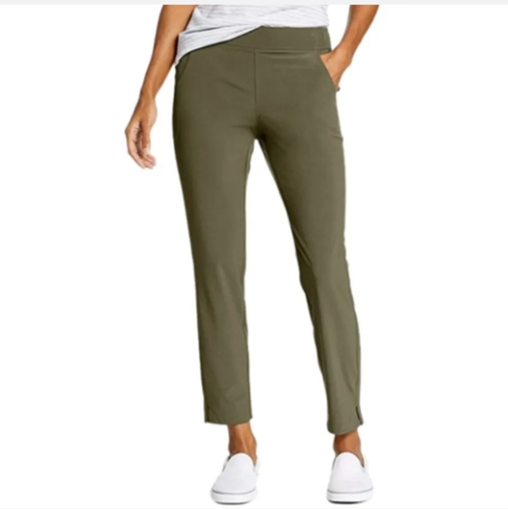 Eddie Bauer Olive Ankle Pants